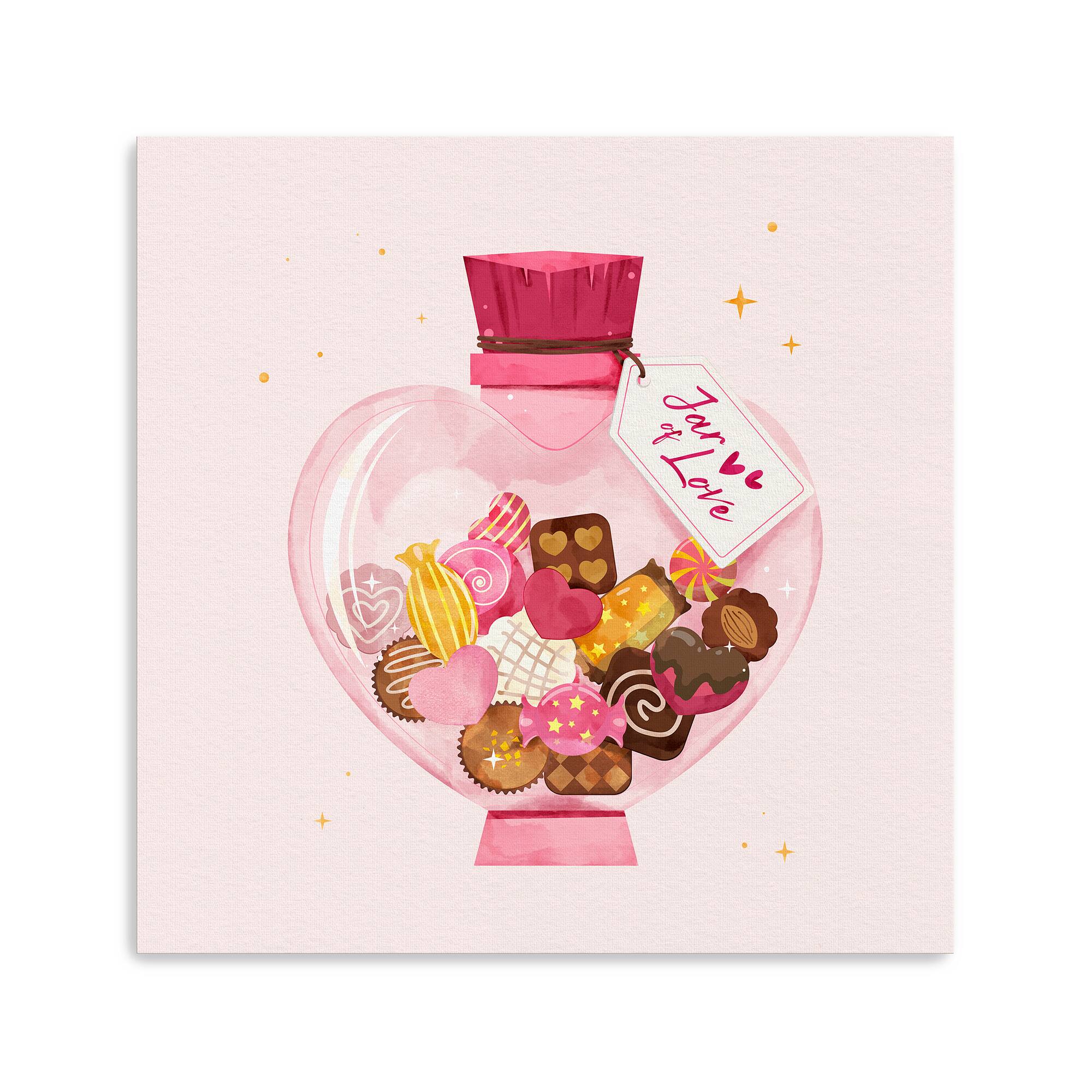 Jar of Love Canvas Giclée Art